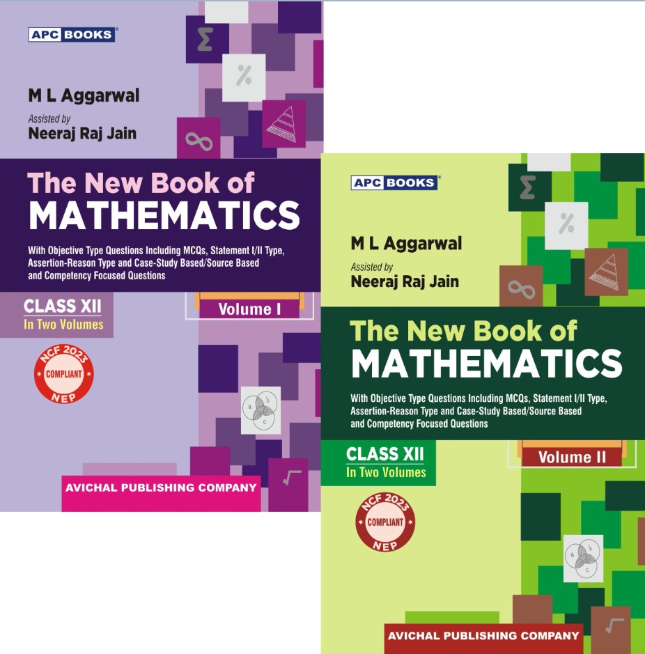 The New Book of Mathematics | Volume I &  II | Class-XII (Two Volume Set)